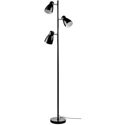 Lampadaire 26653NO Noir - abat jour Metal pieds Metal