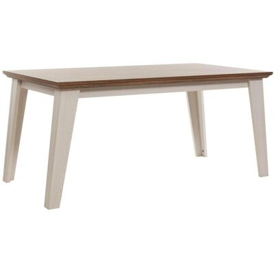 Table de repas 29101BC Beige - plateau Bois pieds Bois 160 x 90