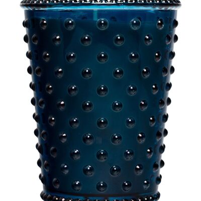 Bougie en verre Simpatico Hobnail #72 Ambre gris