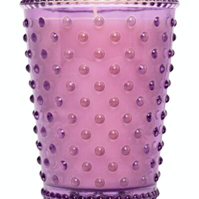 Simpatico Hobnail Glass Candle #41 Lilac
