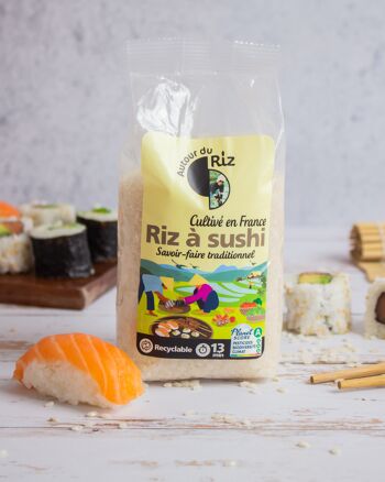 Riz à sushi Bio cultivé en France 400 g 2
