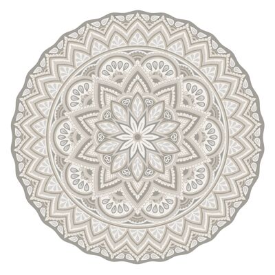 MATTEO Ø 145cm Mandala 3 beige