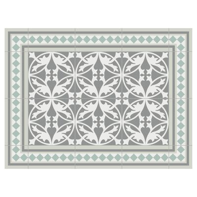 Placemat 30x40cm tiles 7 green