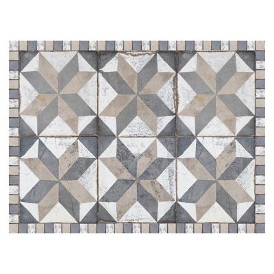 Placemat 40 x 30 cm, tiles used style blue-beige