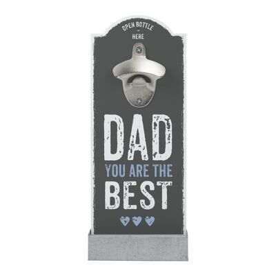 Apribottiglie da parete "DAD YOU ARE THE BEST"