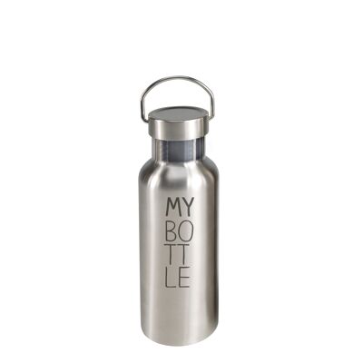 ToGo stainless steel drinking bottle 500ml "MY BOTTLE"