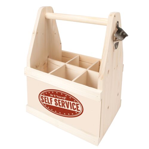 Beer Caddy für 6 Flaschen "DO IT YOURSELF"