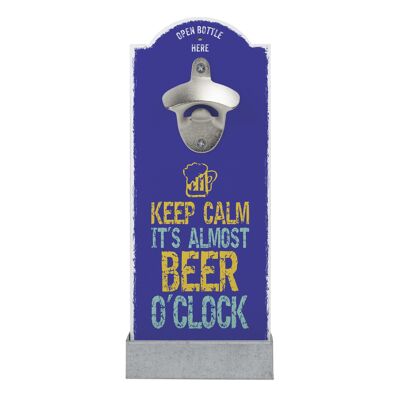 Abrebotellas de pared "LILA KEEP CALM"