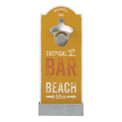 Wall bottle opener "TROPICAL BAR BEACH"