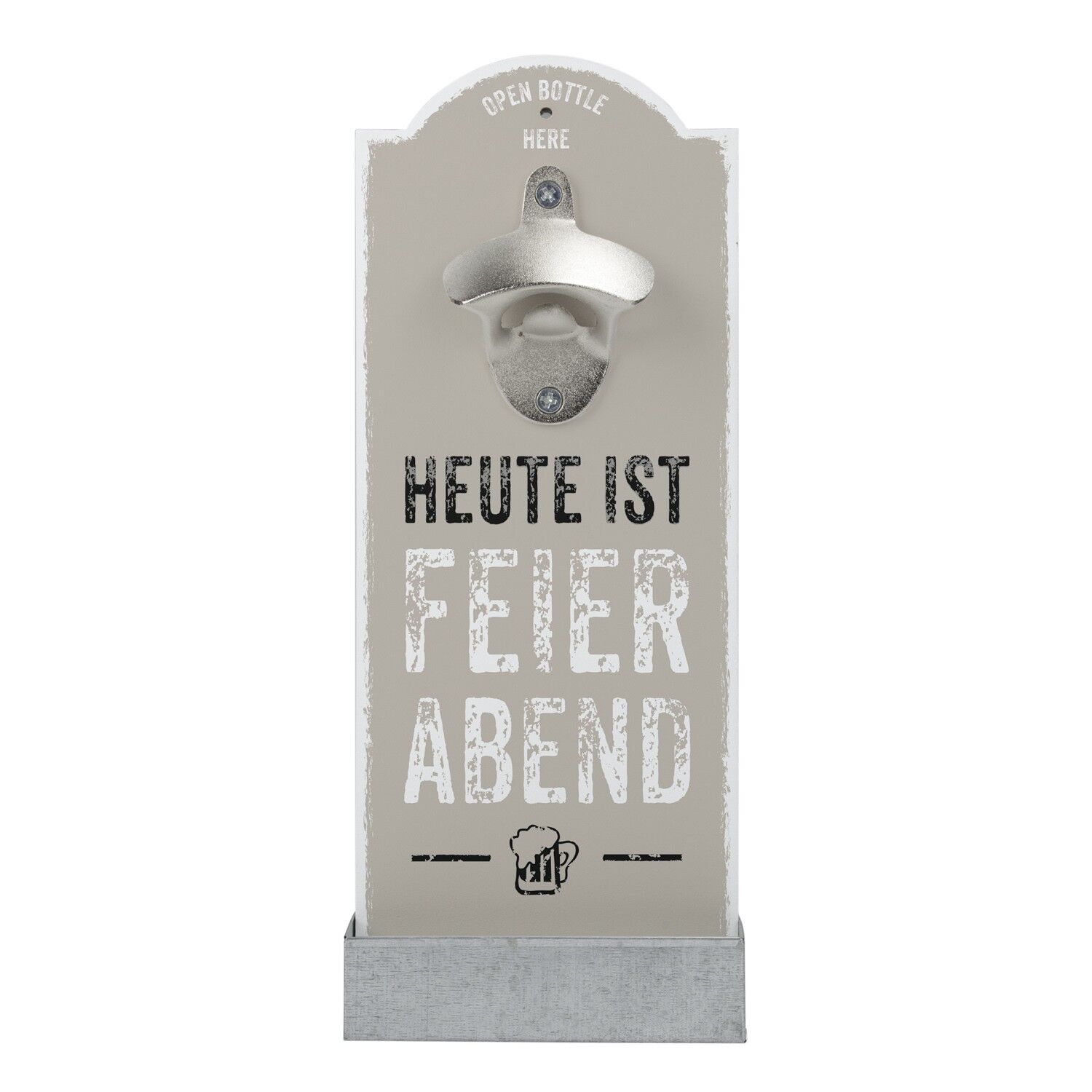 Wall bottle opener "TODAY IS CLOSING"
