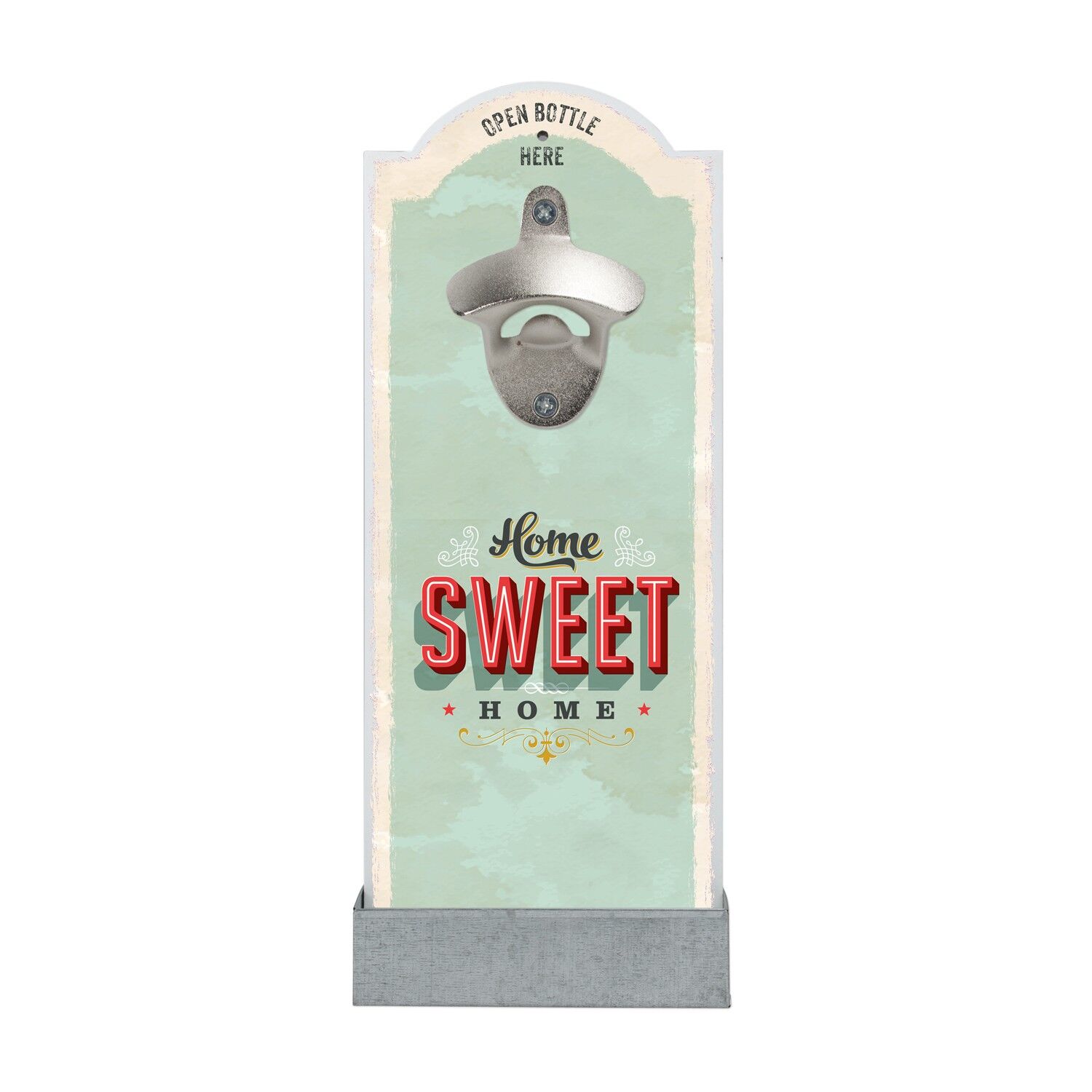 Wall bottle opener "HOME SWEET HOME"
