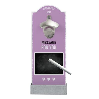 Wall bottle opener "MESSAGE FOR YOU"