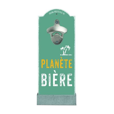 Apribottiglie da parete "PLANÈTE BIÈRE"