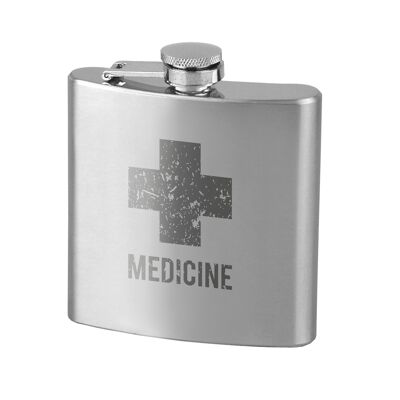 Flacon inox 180ml "MEDICINE"