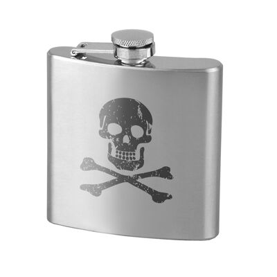 Fiaschetta in acciaio inox 180ml "SKULL"