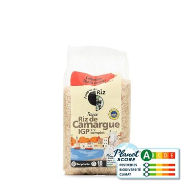 Semi-complete organic rice from Camargue IGP 400 g