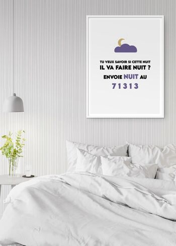 Affiche Envoie nuit - humour 4