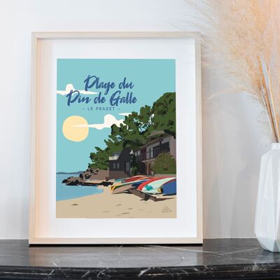 Galle pines poster, Le Pradet
