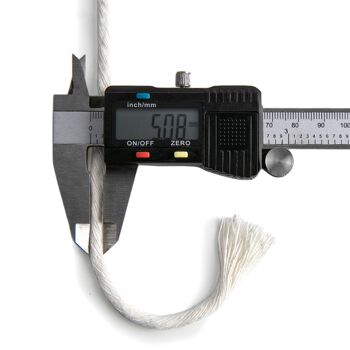 Cordon de coton macramé 4mm, 5mm, 6mm Ficelle de corde naturelle Cordon de coton torsadé simple 1 PLY 6