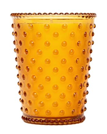 Simpatico Hobnail Bougie en verre #13 Feu de bois de cèdre 1