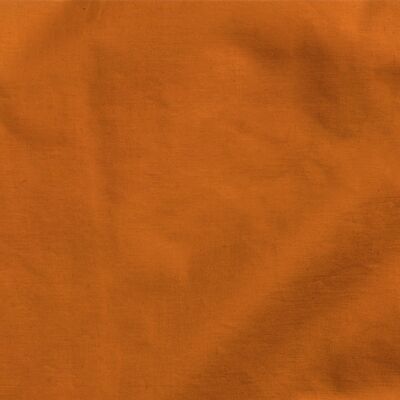 Lenzuolo letto sotto con angoli 100% puro cotone Made in Italy tinta unita Arancio - 2 Piazze