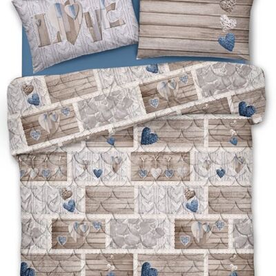 Trapunta 100 % made in italy da vera produzione italiana shabby in love 2 misure 4 colori Blu - Matrimoniale