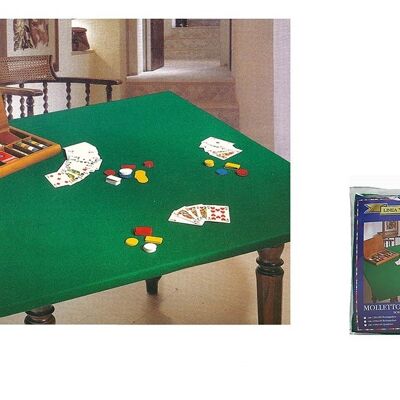 Salvatavolo con elastico mollettone per poker , giochi di carte , dadi in tutte le misure  Verde - 135x160 cm