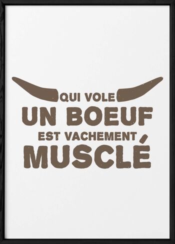 Affiche Qui vole un boeuf 3