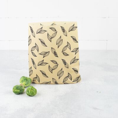 sachet moyen de cire d'abeille - feuilles