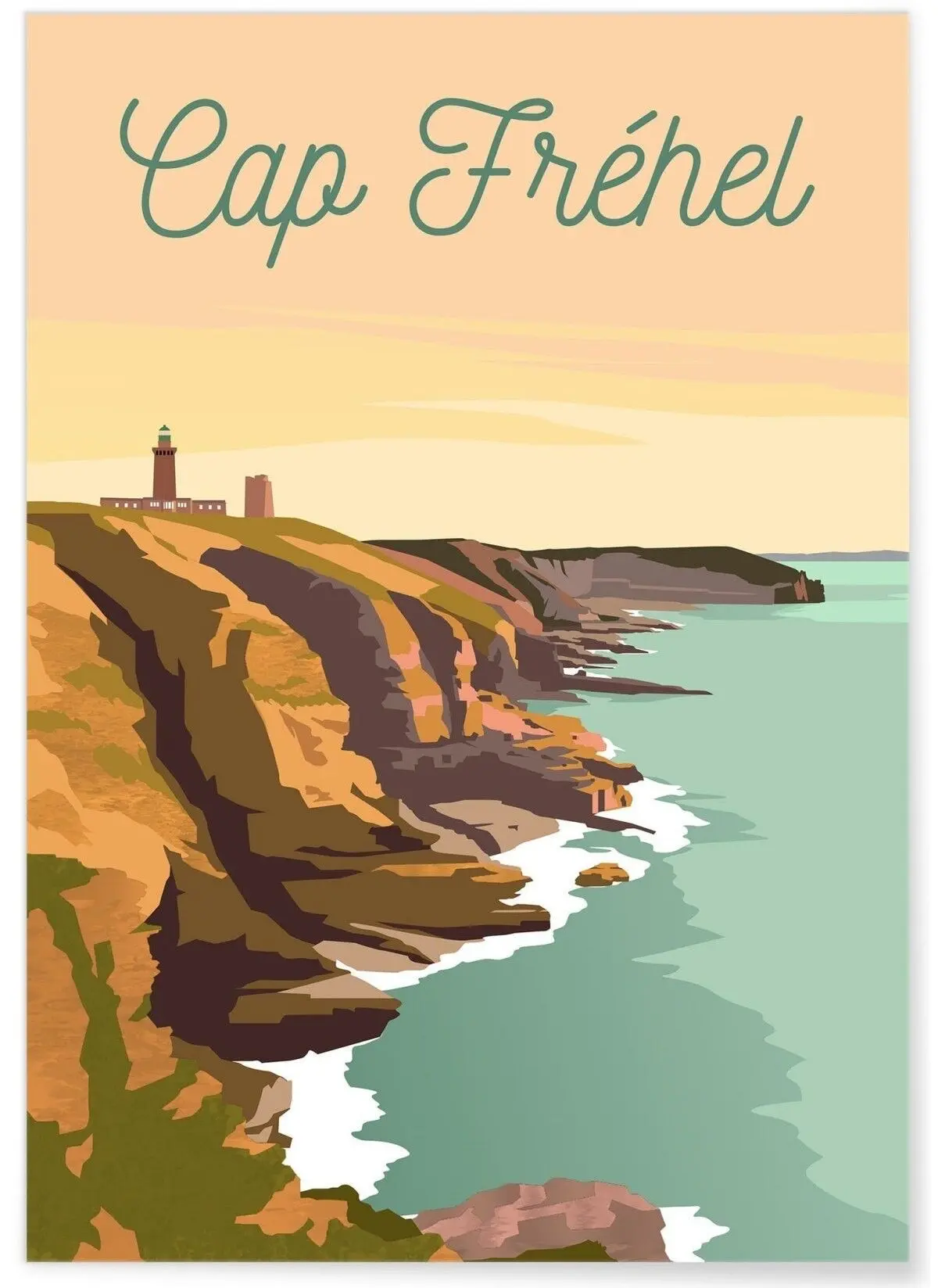 Buy wholesale Illustration poster of Cap Fréhel