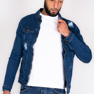 Jeansjacke Blau 3915