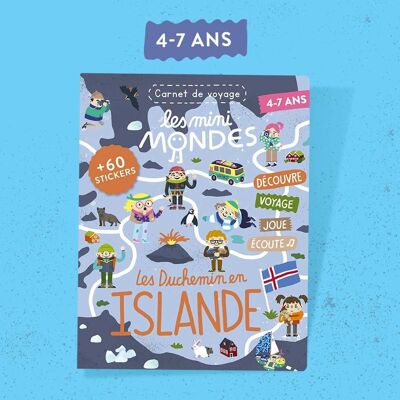 Iceland - Activity magazine for children 4-7 years old - Les Mini Mondes