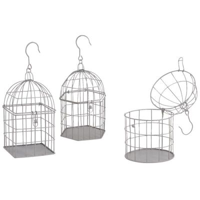 Mini gray metal cage-ACA1150
