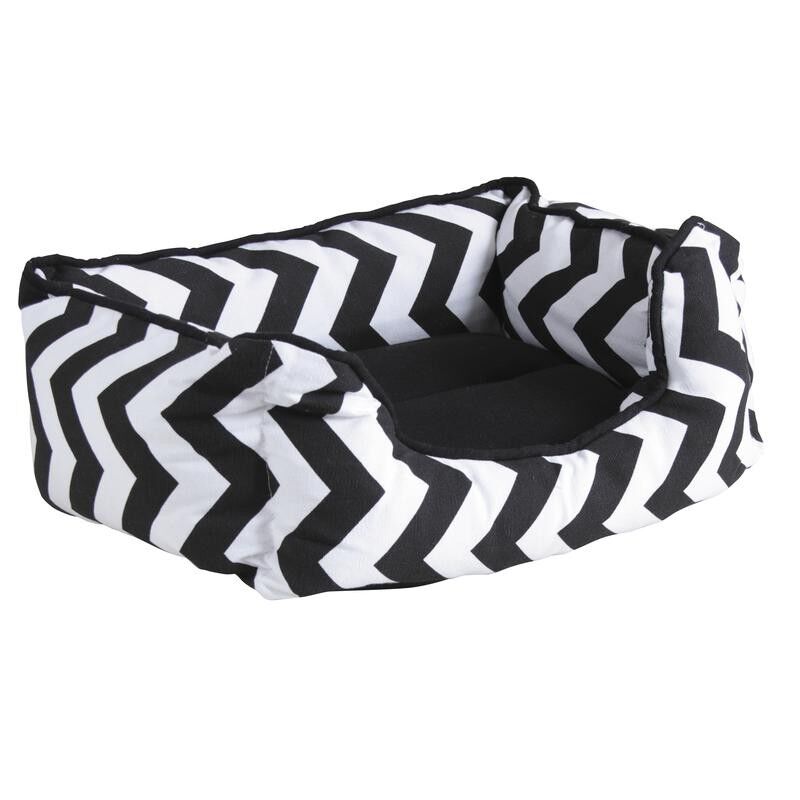 Panier pour chien en coton zigzag-ANI1450C