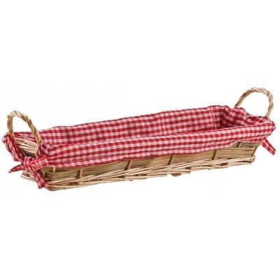 Geflochtenes Banneton-Gingham-Futter-CBA1380C