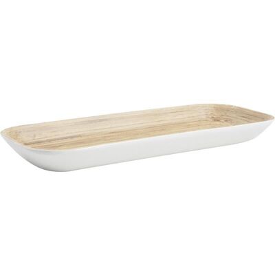 White lacquered bamboo banneton-CBA2340