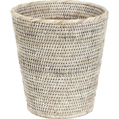 Rattan waste paper basket-CBU1220