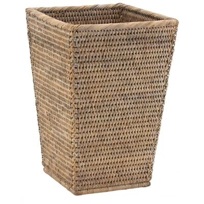 Rattan waste paper basket-CBU1270