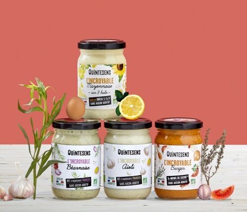 Offre Spéciale : Kit 4 Incroyables Sauces Gourmets (6 pots de chaque)