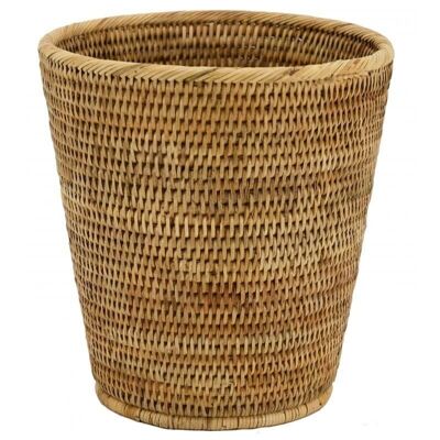 Natural rattan waste paper basket-CBU1340