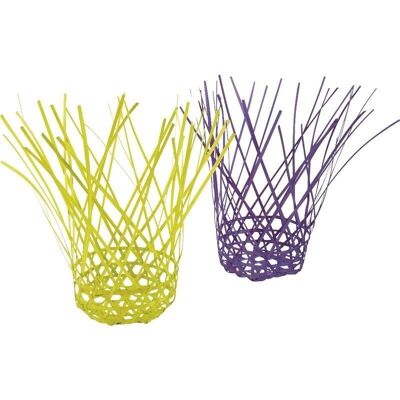 Stained bamboo basket-CCF1550