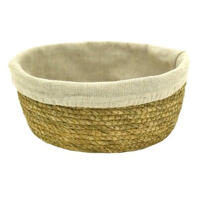 Cane and jute basket-CCO1420J