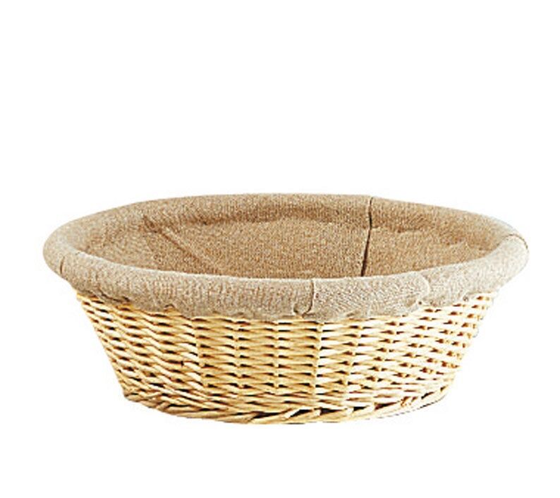 Cesto in vimini bianco-CCO2241J