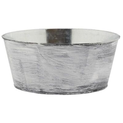 Metal basket imitation birch-CCO2513