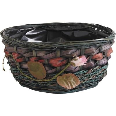 Bamboo and rope basket-CCO2750P