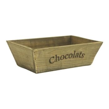 Corbeille en bois Chocolats-CCO5970