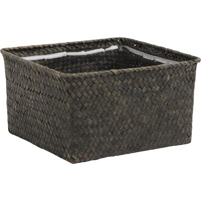 Stained palm basket-CCO6360P