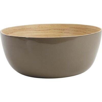 Lacquered bamboo salad bowl-CCO7470