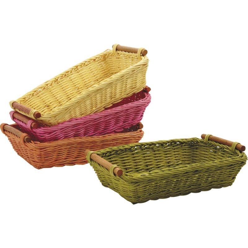 Cestino in rattan colorato-CCO7690