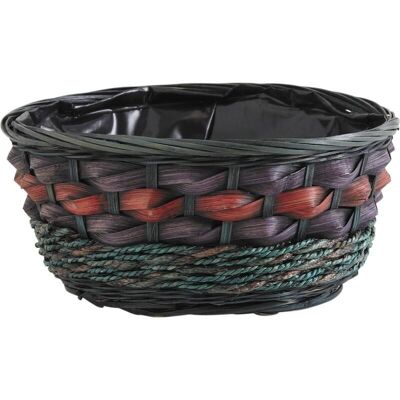 Bamboo and rope basket-CCO7980P